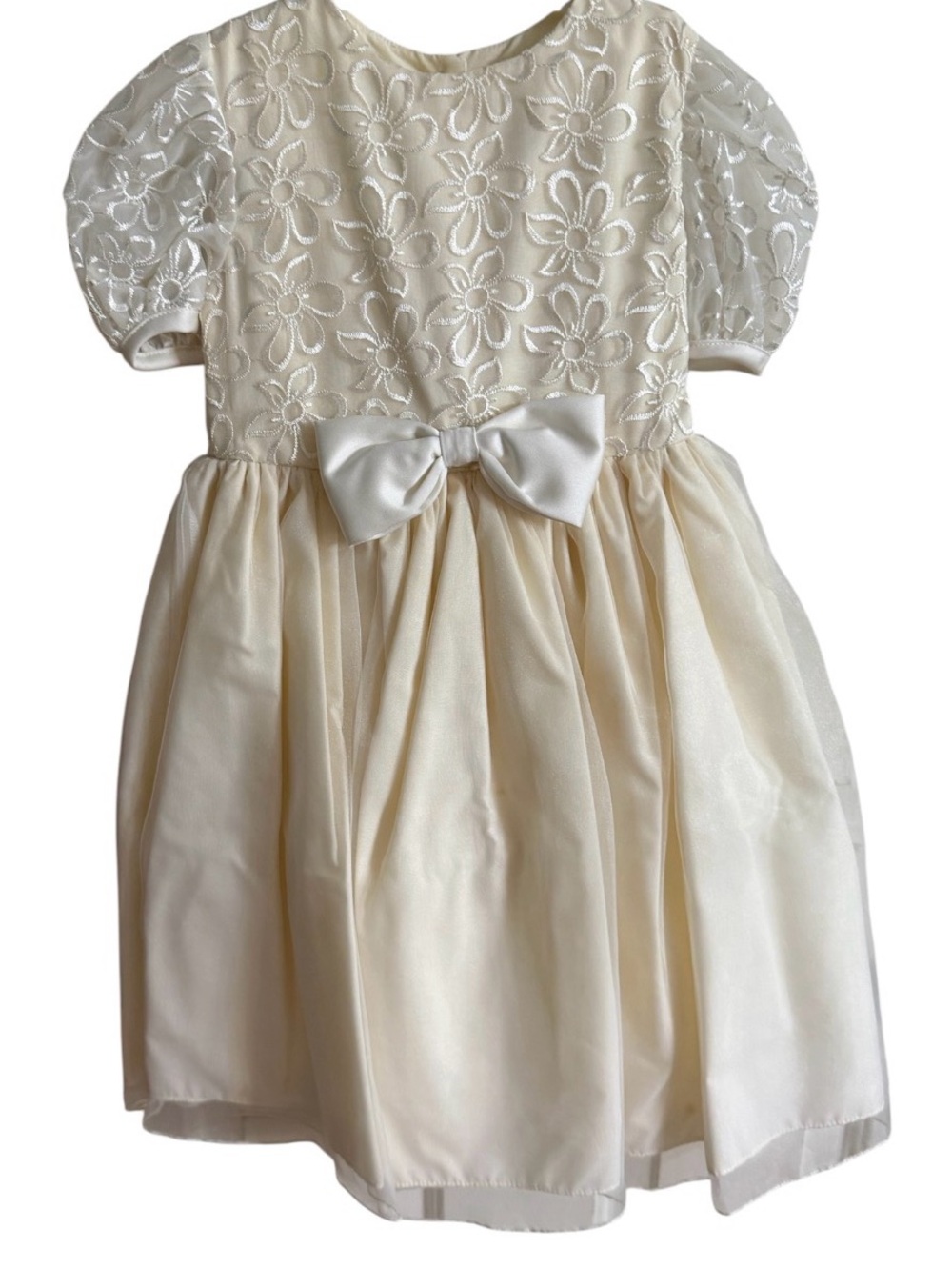 Sara Lene formal flower girl / pageant‎ / ivory colored dress.  Size 2T. NWT